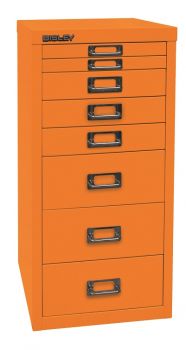 Schubladenschrank A4 mit Sockel Bisley Schrank Büro Möbel 6 Farben L298S 